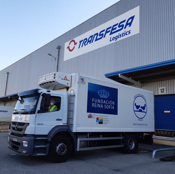 Transfesa Logistics transports 66 tonnes of humanitarian aid during the pandemic